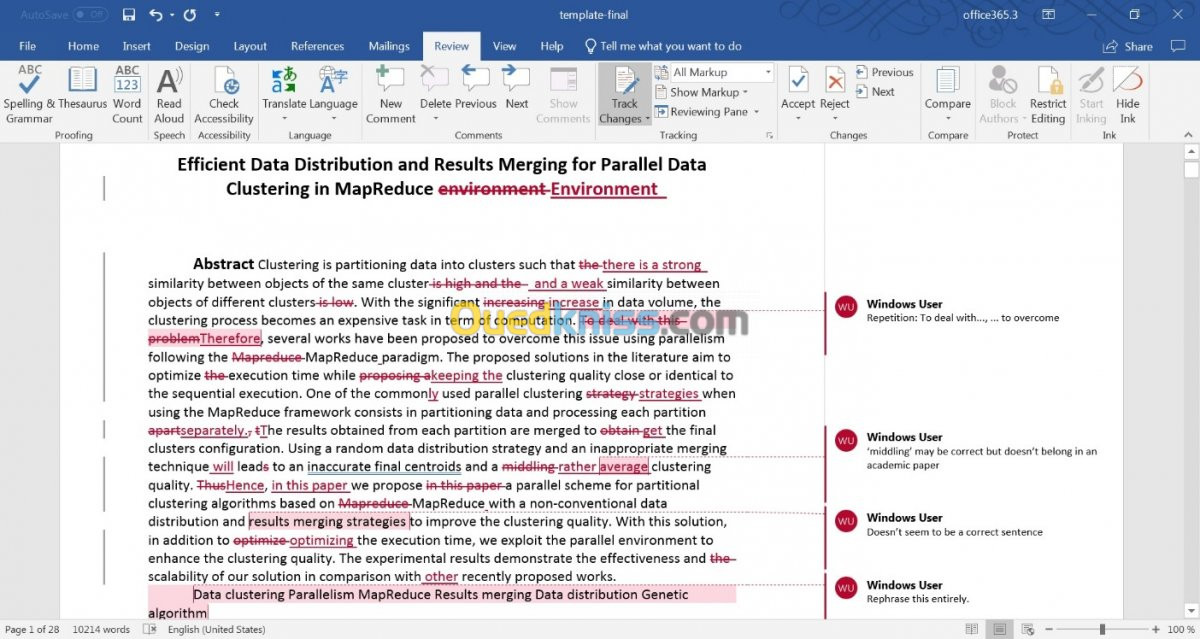 مراجعة و تدقيق لغوي بالعربية و الإنجليزية Revision & Proofreading