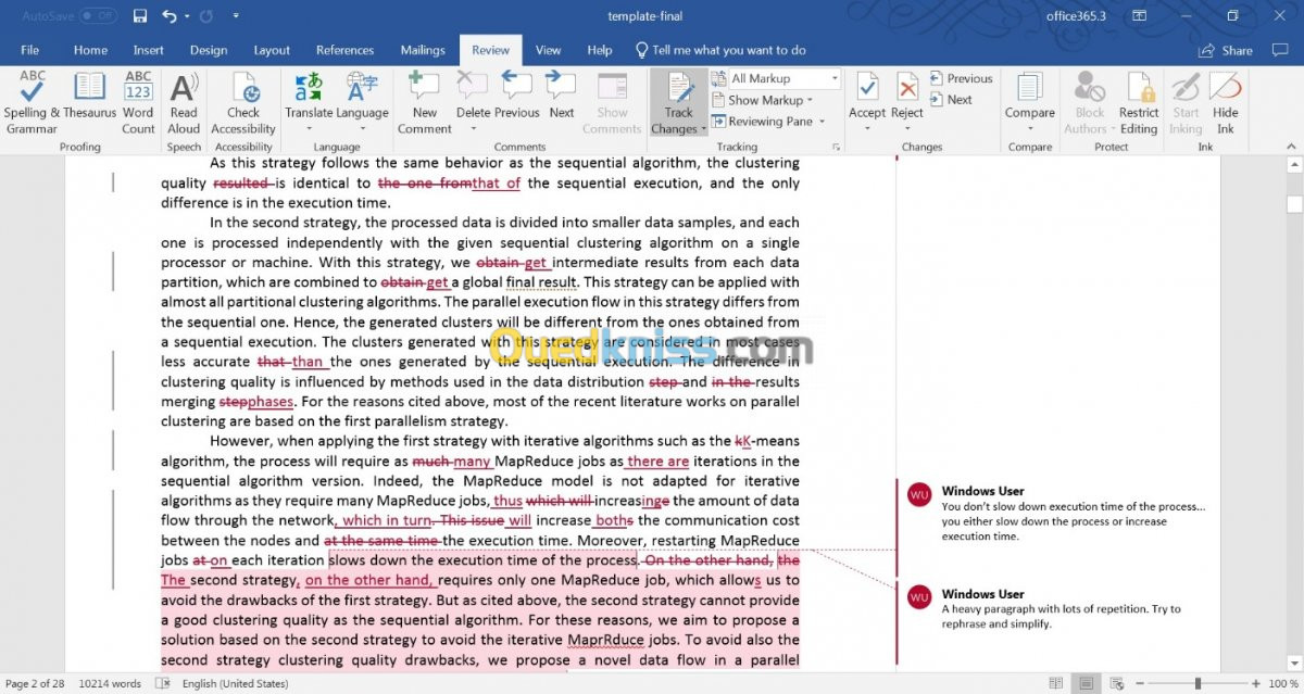 مراجعة و تدقيق لغوي بالعربية و الإنجليزية Revision & Proofreading