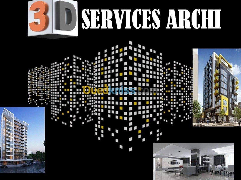 3D/2D Services Architecte