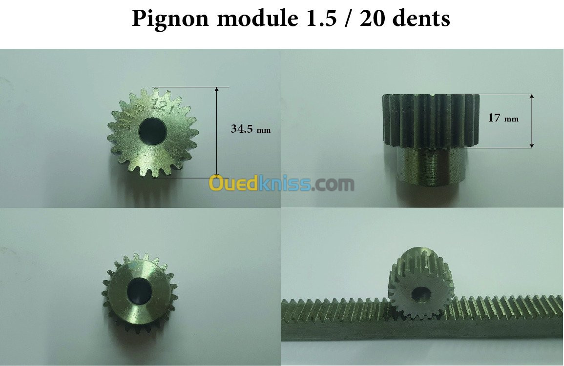 CNC, Pignon, Crémaillère, Poulie, vis sans fin