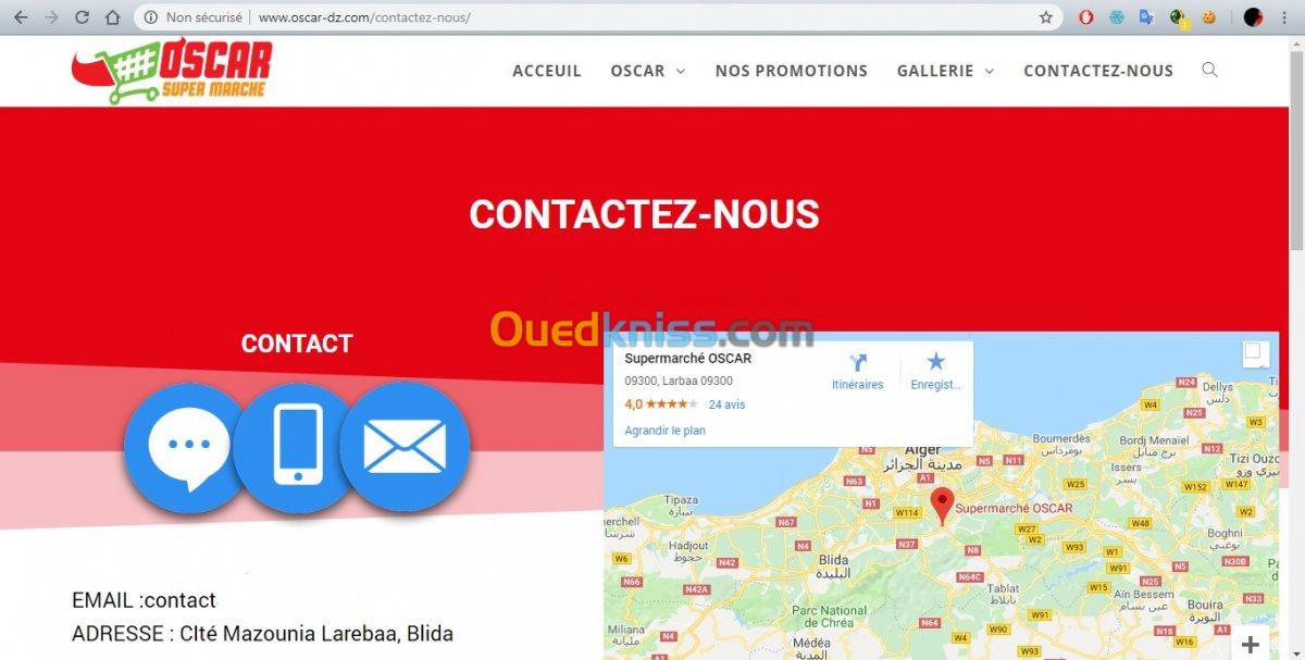 Conception de siteweb moderne 