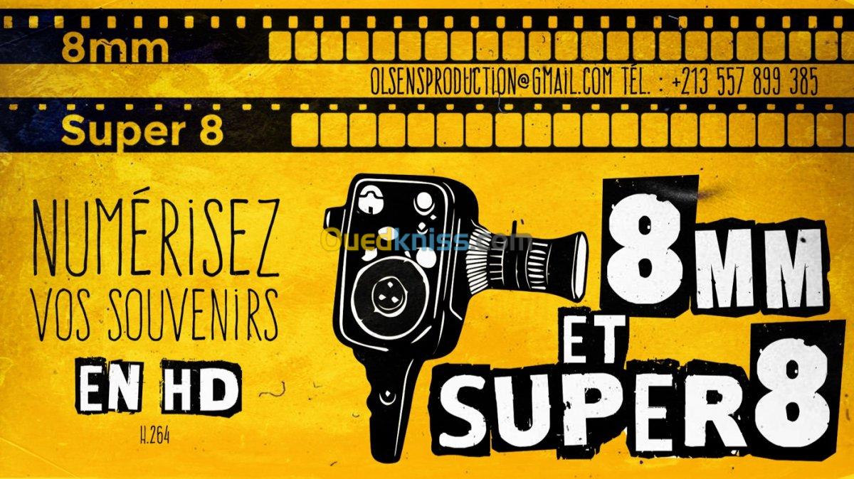 NUMERISER VOS FILMS SUPER- 8 