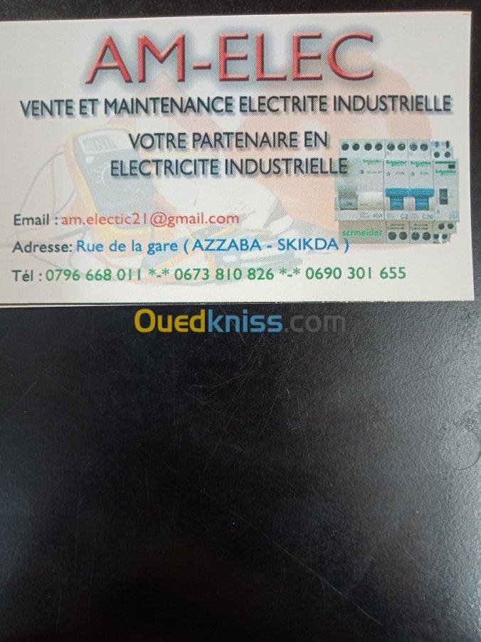 Vente&maintenance elctricité industrie