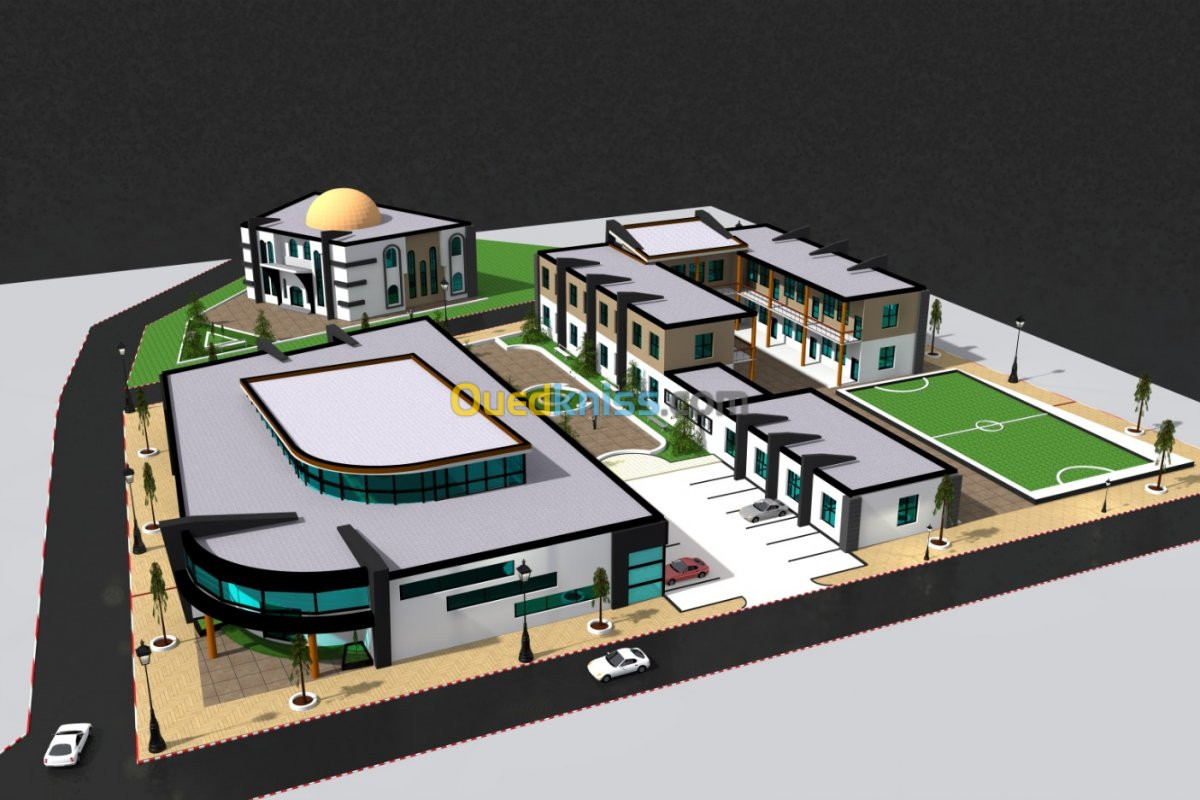 Conception de batiments en 2D et 3D