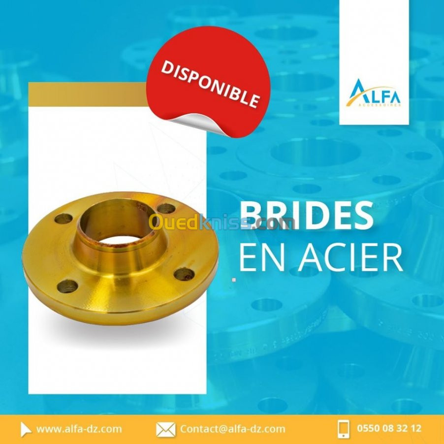 BRIDE ACIER A COLLERETTE