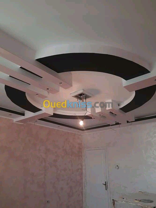 Decoration placo platre pvc alumnuim 