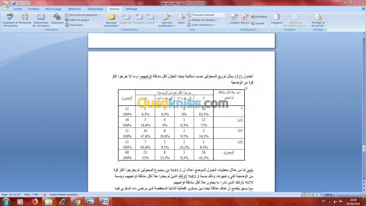 Spss مذكرات التخرج والرسائل الجامعية 