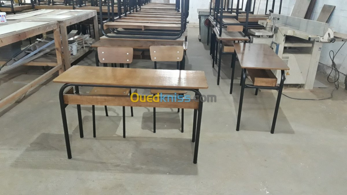 Fabrication de mobilier scolaire