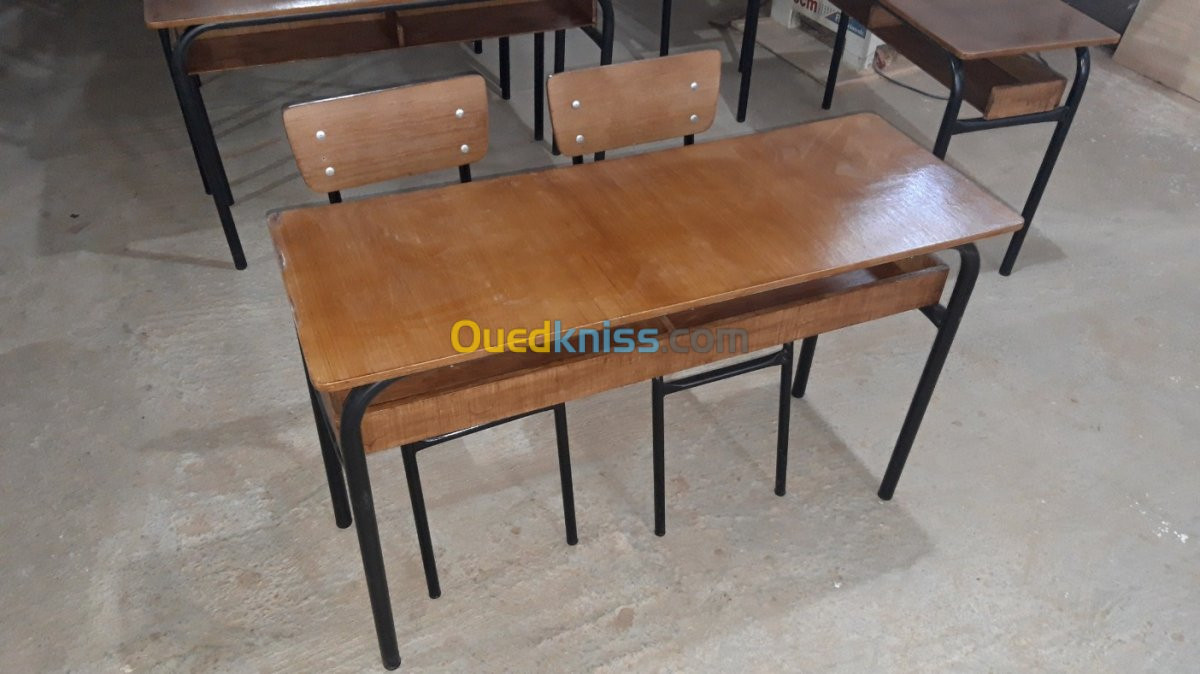 Fabrication de mobilier scolaire