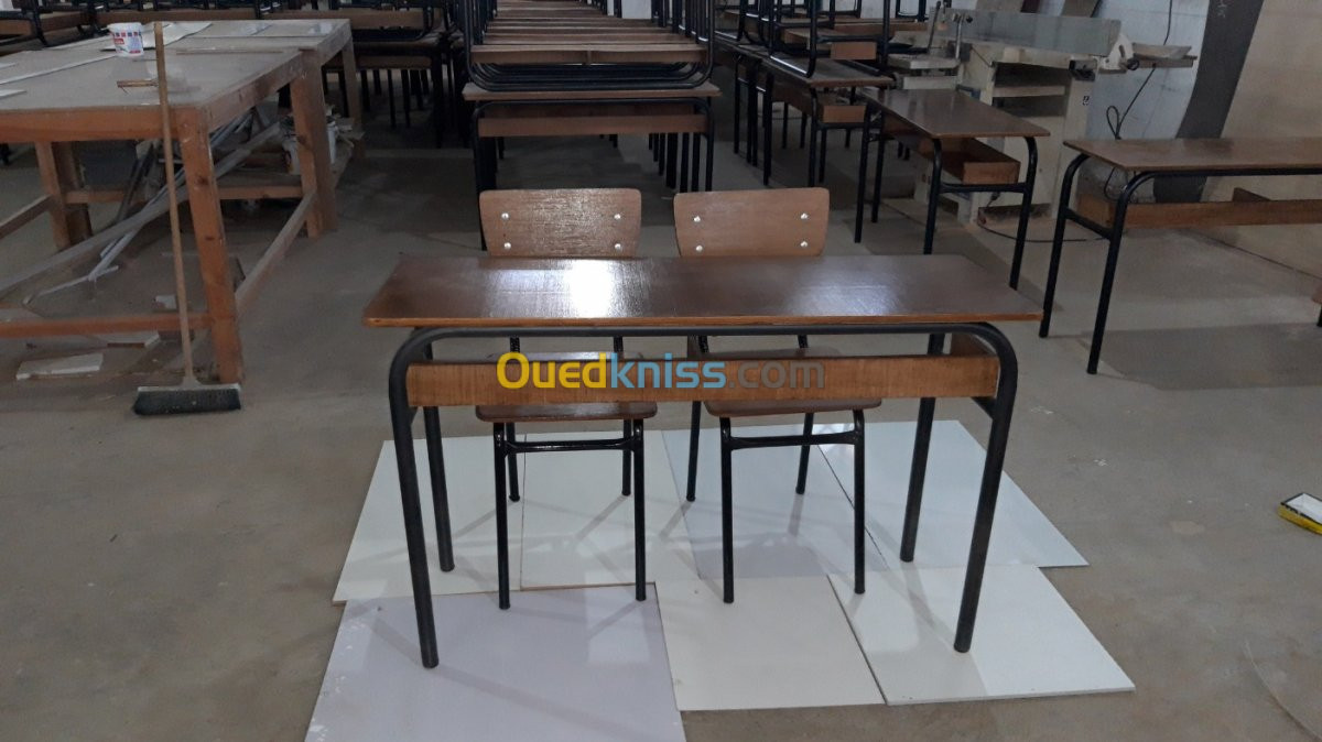 Fabrication de mobilier scolaire