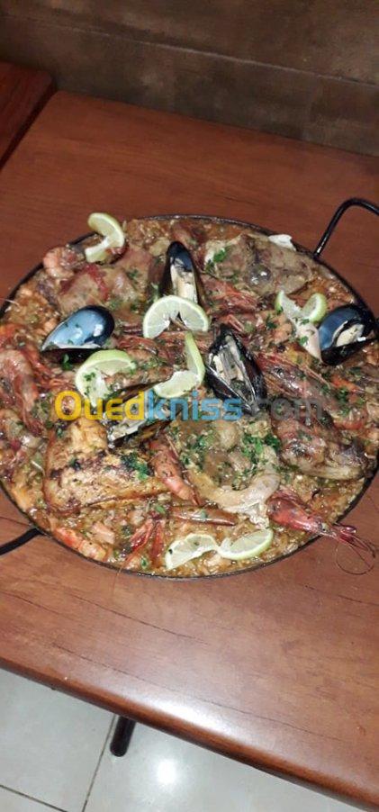 Paella et divers plat sur commande 