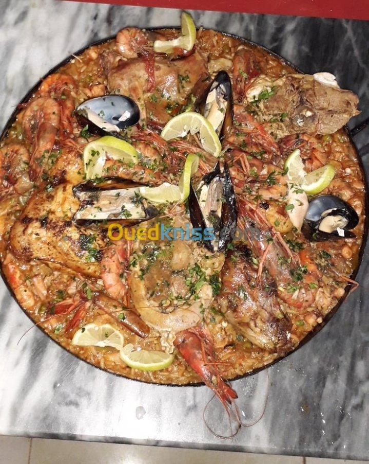 Paella et divers plat sur commande 