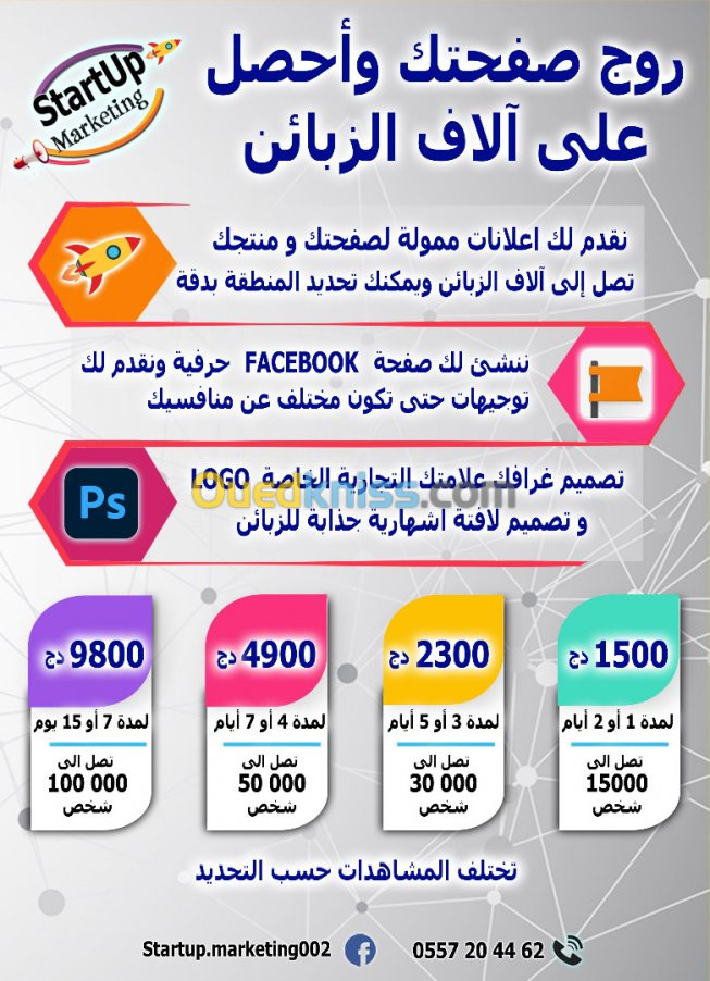 اعلانات ممولة للصفحات SPONSOR FACEBOOK