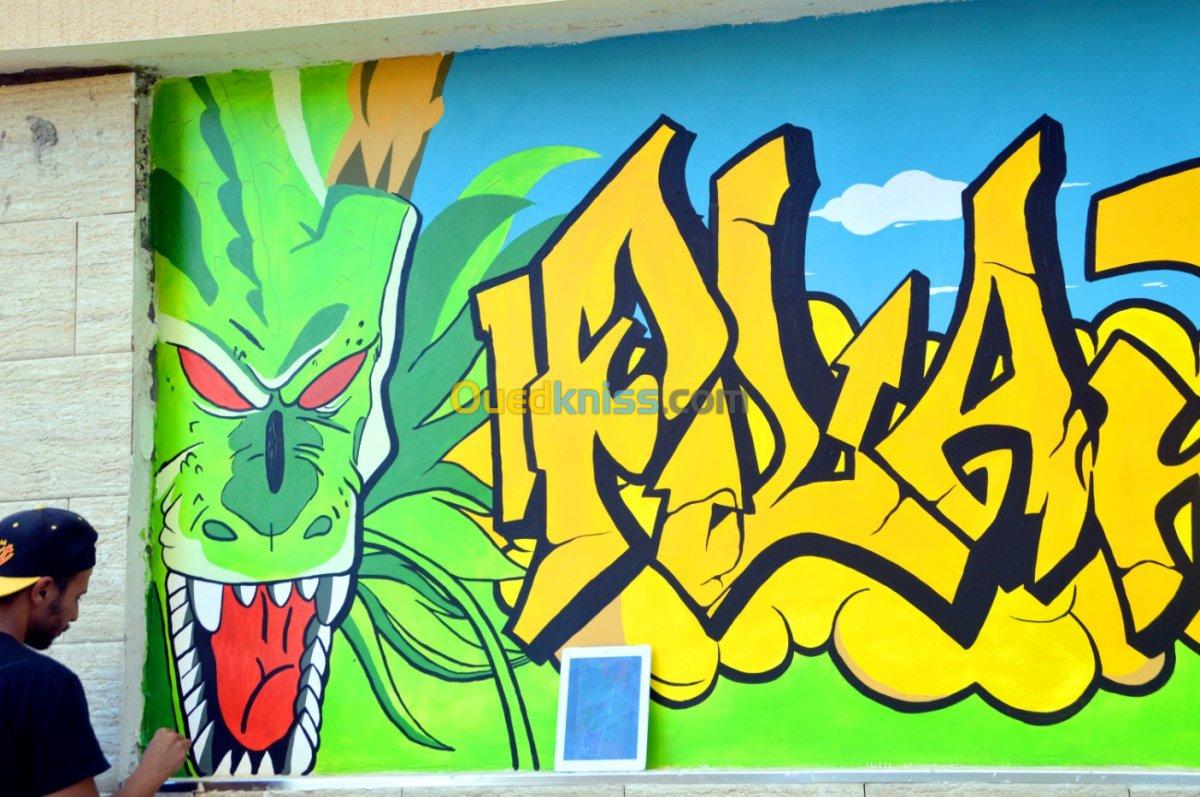 Dessin sur mur, Graffiti , Peinture