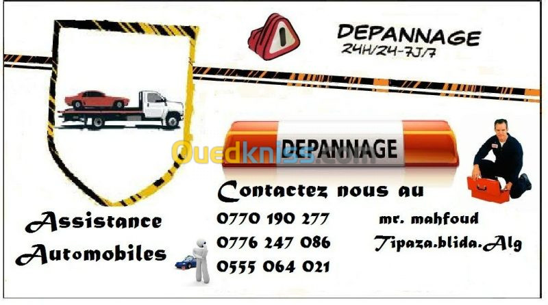 assistance et depannage autos