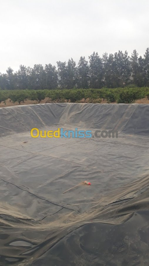 Fourniture et pose geomembrane PEHD 