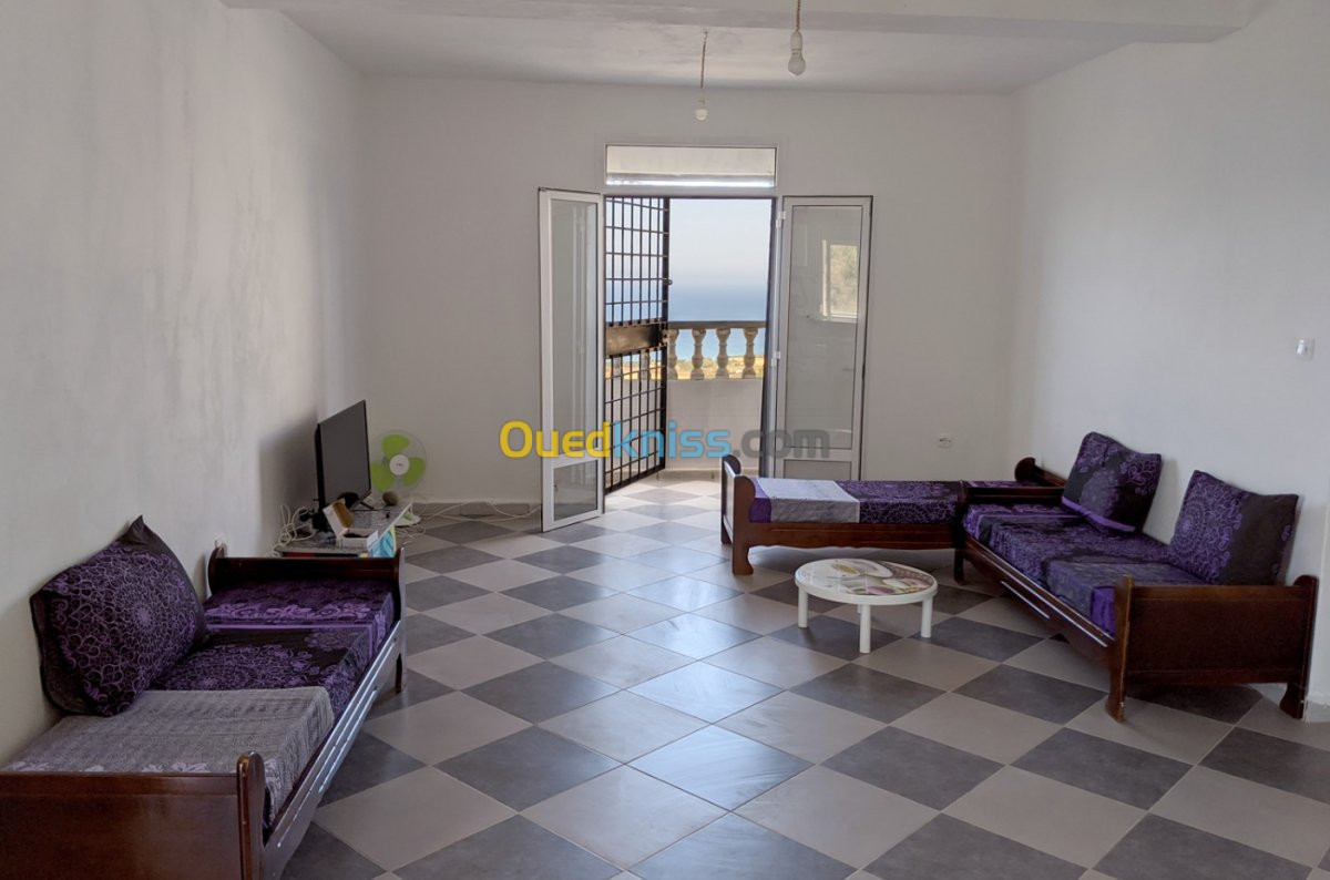 Location vacances Niveau De Villa F3 Tizi ouzou Azeffoun