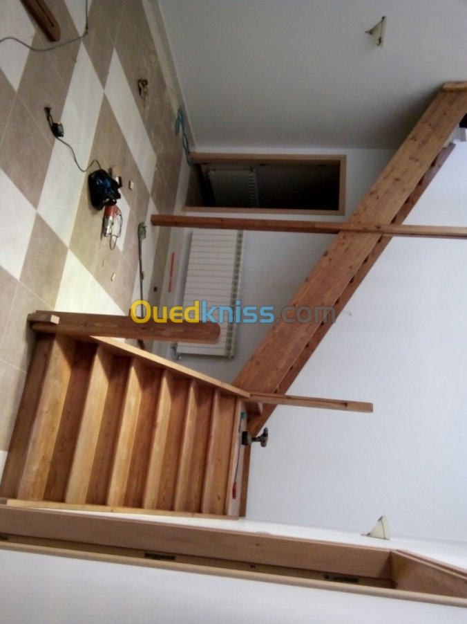 Escalier en bois 