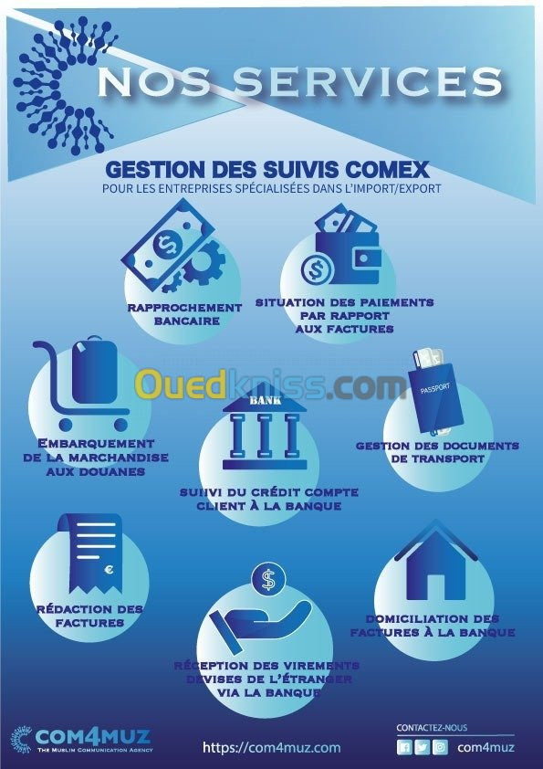 Gestion de suivi des dossiers COMEX