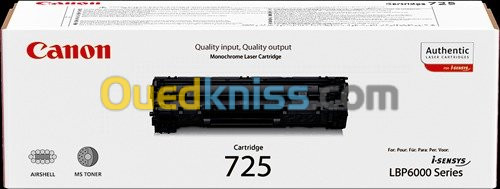 Canon 725 Cartridge - Toner Originale - 1600 pages - Black -  