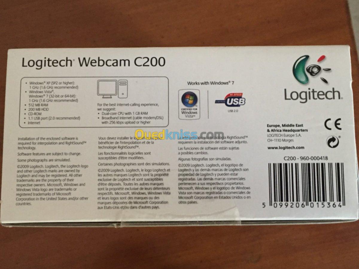 Webcam Logitech C200