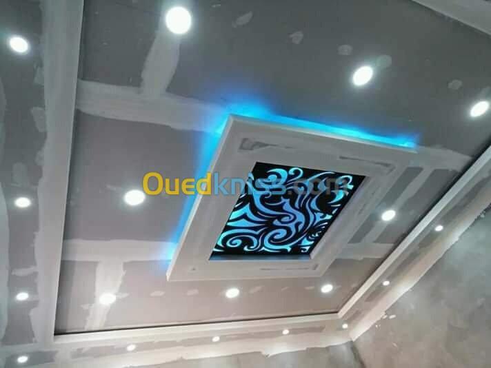 Déco pent ba13 ponçage carrelage