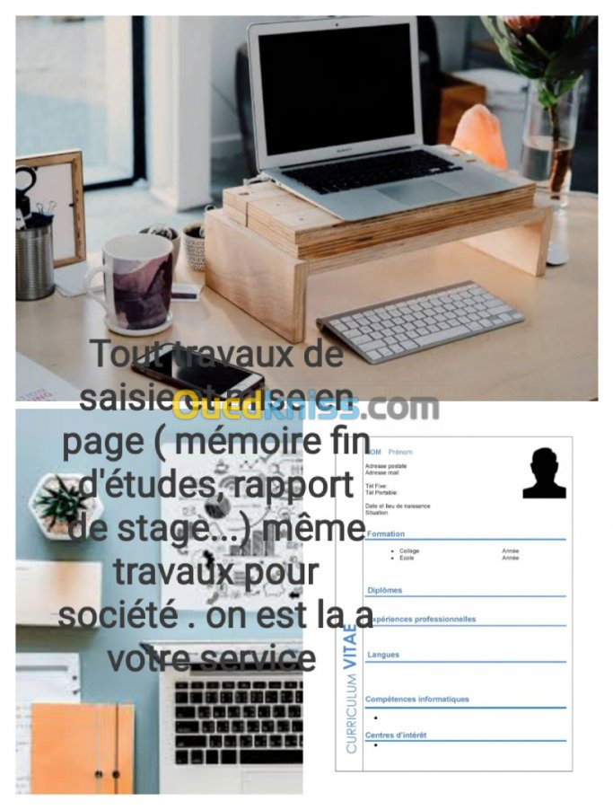 Saisie et mise en page 