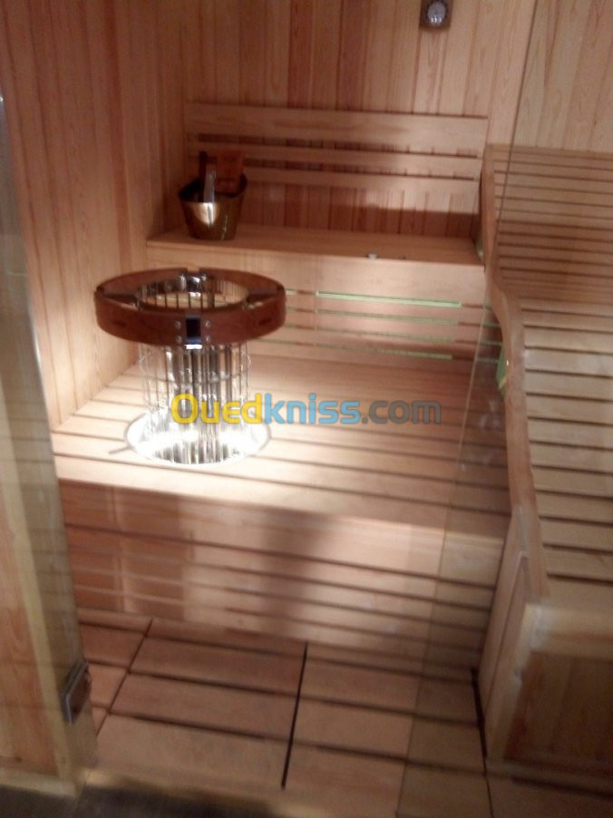 Sauna sur mesure fourniture poussée 48