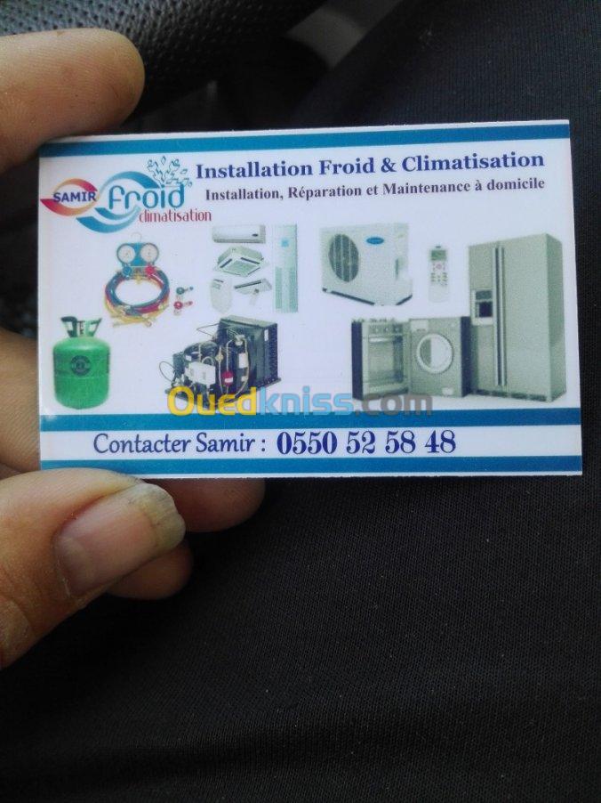 Reparation froid  clim electromenager