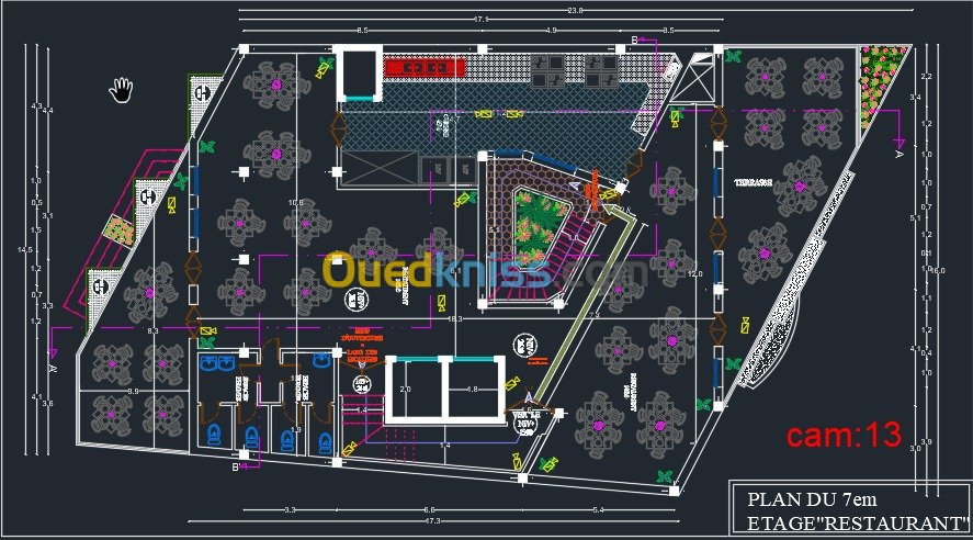 كاميرات المراقبة وأنظمة الحمايةautocad