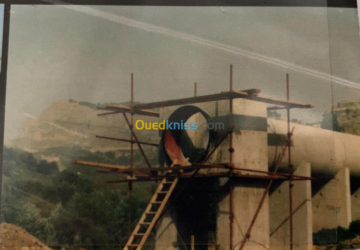 Fabrication tuyaux en beton armé CAO .