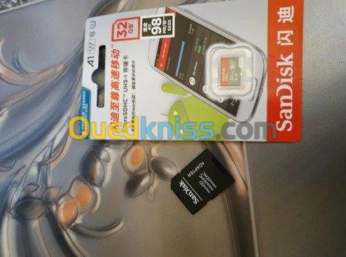 carte Micro SD 32Go+adaptateur+lecteur