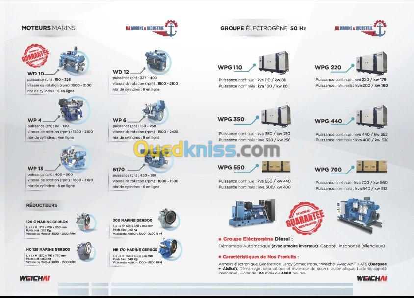 groupes électrogènes 