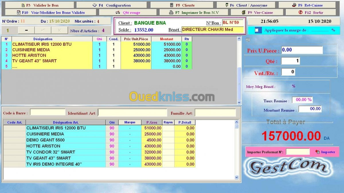 LOGICIEL DE GESTION DE stock et CONVENTIONS ET STOCK