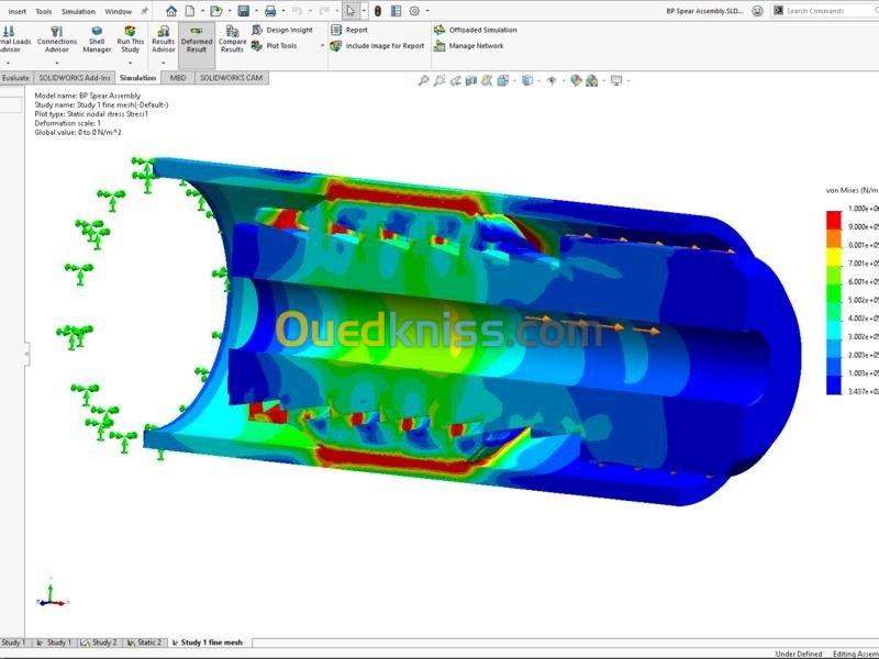 modélisation 3D en solidworks