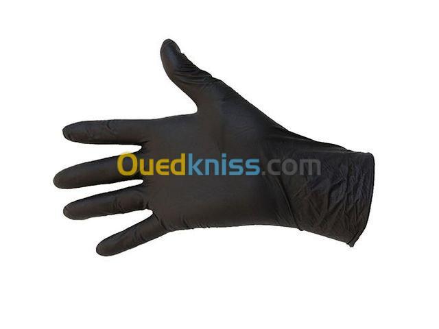 gants nitrile noir alimentaire maroc
