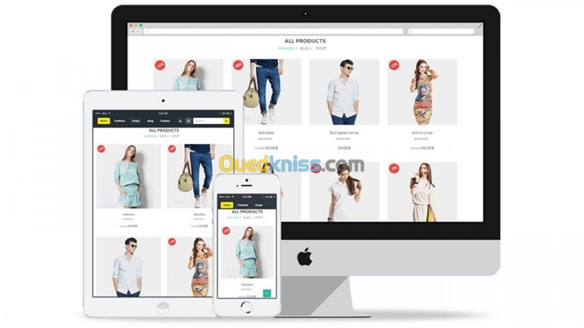 creation e-commerce   site Web pro 