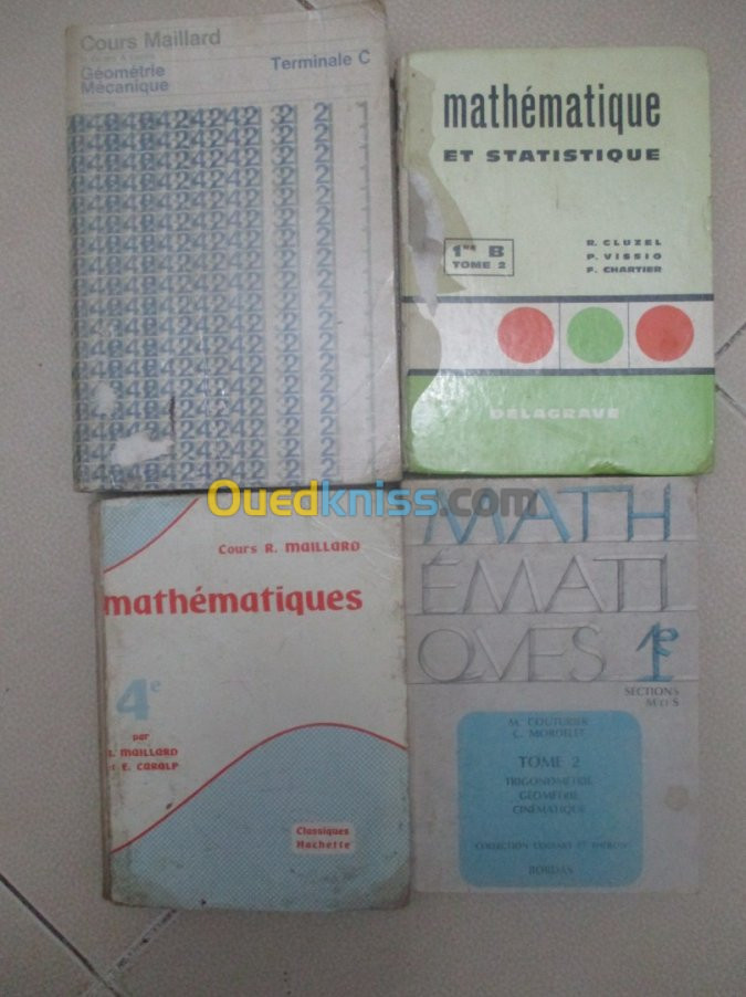 Livre  Mathématique / كتب الرياضيات 