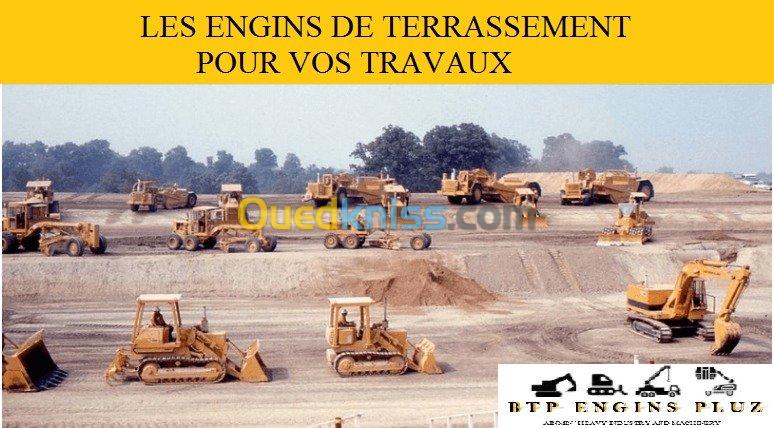 Location Camion, chargeur, Bulldozer  