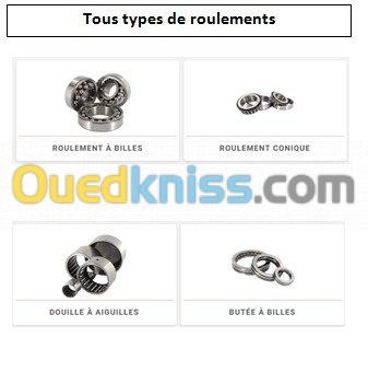 FOUTNITURE Tous types de roulements