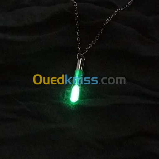 collier sablier lumineux