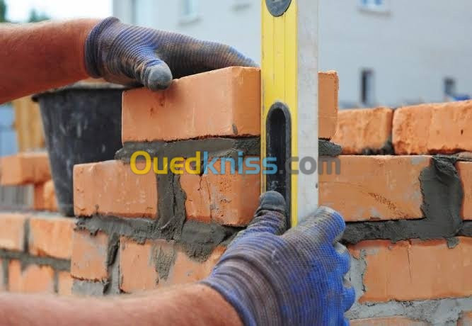 Maçon qualifiée tout travaux de maçonn