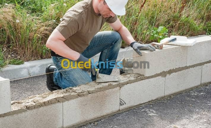 Maçon qualifiée tout travaux de maçonn