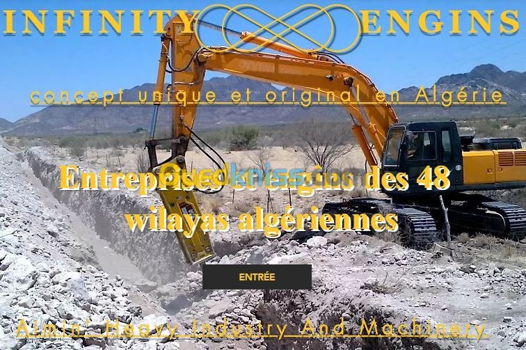 Entreprise BTP Infinity Engins Services : location engins de chantier