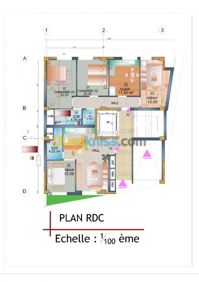 Vente Appartement F6 Alger Hraoua