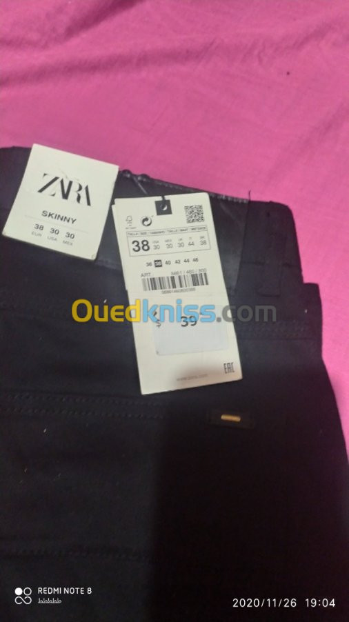 Pantalon Zara slim fit original