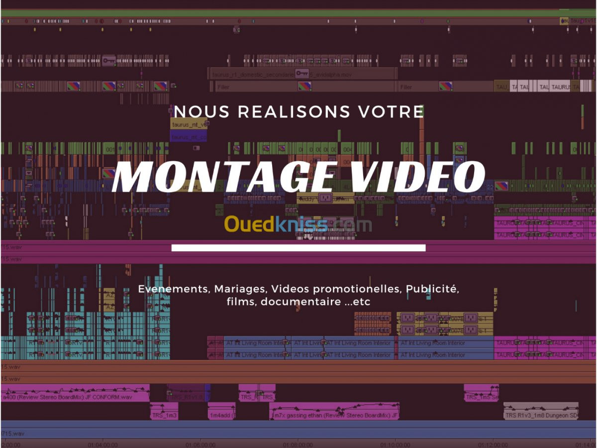 Montage vidéo, Motion design, postprod