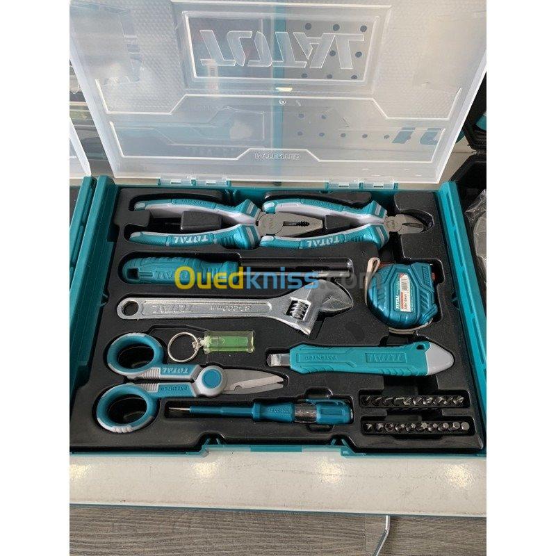 TOTAL Ensemble D'Outils Ménagers 29Pcs