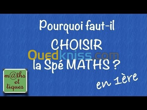 Cours Maths Spécialité BAC 2022