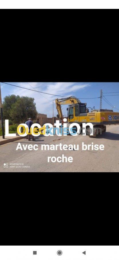 Location d'engin Traveaux terassement